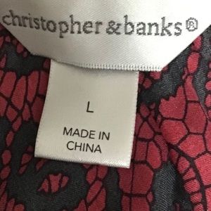 Christopher & banks tank top